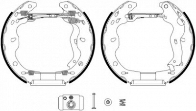HELLA PAGID 8db355022941 -  Комплект тормозных колодок